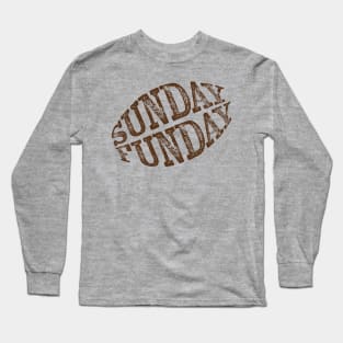 Sunday Funday Football Fan Long Sleeve T-Shirt